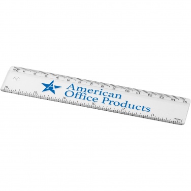 Logotrade advertising product picture of: Renzo 15 cm plastic ruler