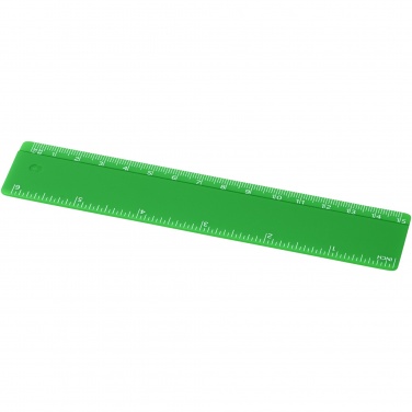Logo trade promotional giveaway photo of: Renzo 15 cm plastic ruler