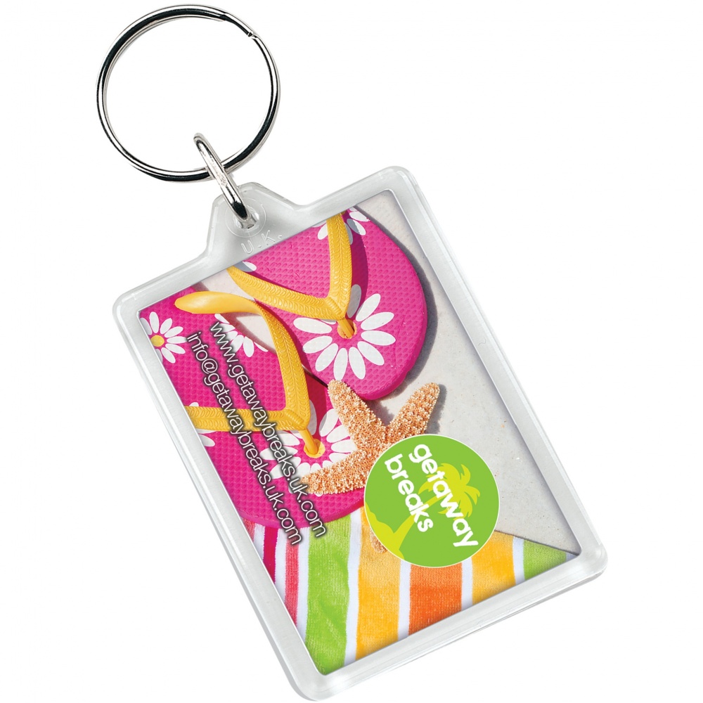 Logotrade promotional product picture of: Vito C1 rectangular keychain
