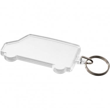Logo trade promotional merchandise image of: Combo van-shaped keychain