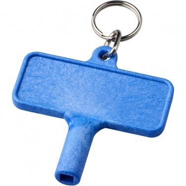 Logotrade promotional giveaway image of: Largo plastic radiator key with keychain