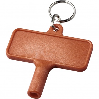 Logotrade promotional products photo of: Largo plastic radiator key with keychain