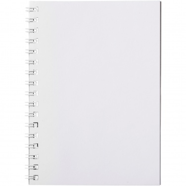 Logo trade corporate gifts image of: Desk-Mate® spiral A6 notebook PP cover