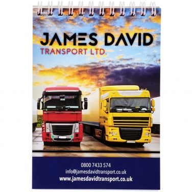Logotrade advertising products photo of: Desk-Mate® spiral A6 notebook
