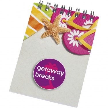 Logo trade promotional gifts picture of: Desk-Mate® spiral A7 notebook