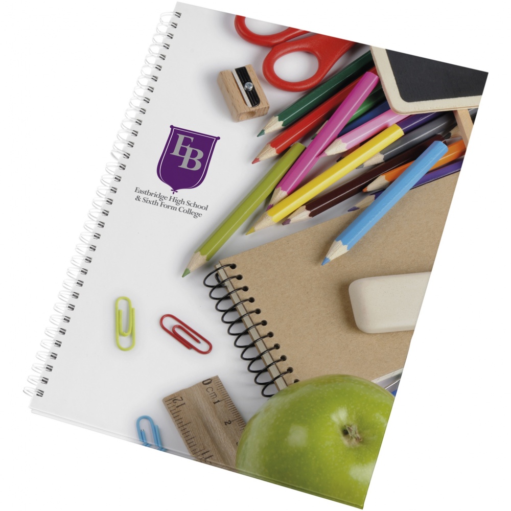 Logotrade business gift image of: Wire-o A4 notebook hard cover