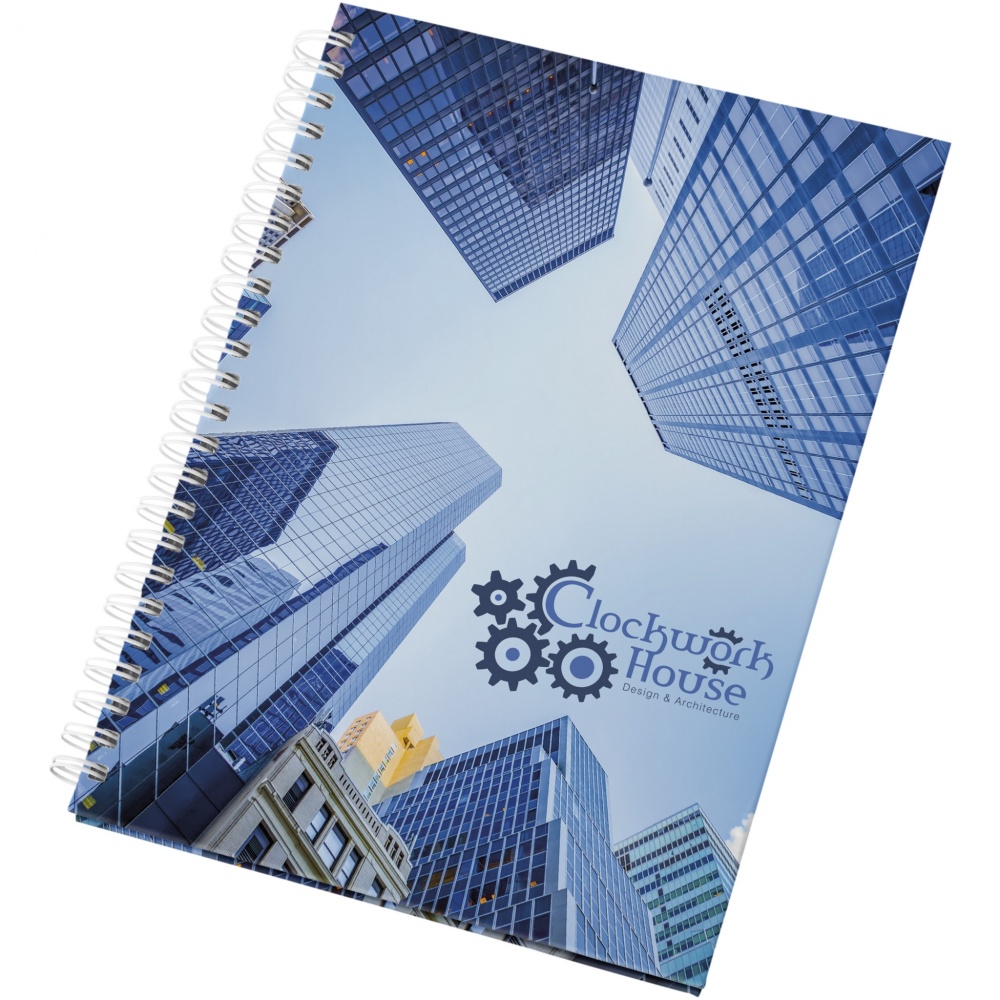 Logotrade promotional giveaway picture of: Wire-o A5 notebook hard cover