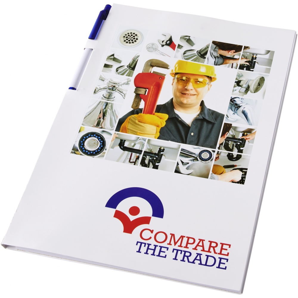 Logotrade promotional giveaways photo of: Essential conference pack A4 notepad and pen