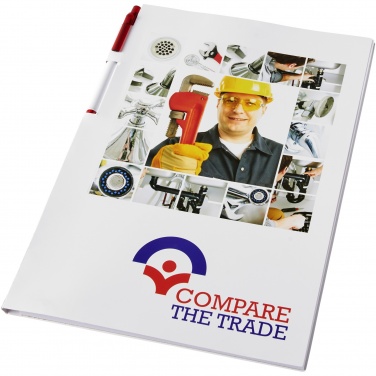Logotrade promotional item picture of: Essential conference pack A4 notepad and pen