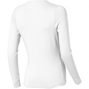 Logo trade promotional items image of: Ponoka long sleeve women's organic t-shirt