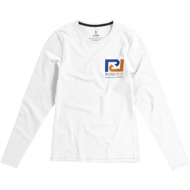 Logotrade promotional giveaways photo of: Ponoka long sleeve women's organic t-shirt