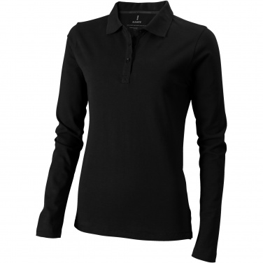 Logo trade promotional items picture of: Oakville long sleeve women's polo