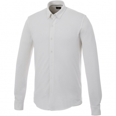 Logo trade corporate gifts picture of: Bigelow long sleeve men's pique shirt