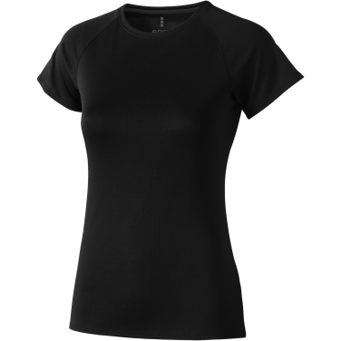 Logo trade promotional gifts image of: Niagara short sleeve women's cool fit t-shirt