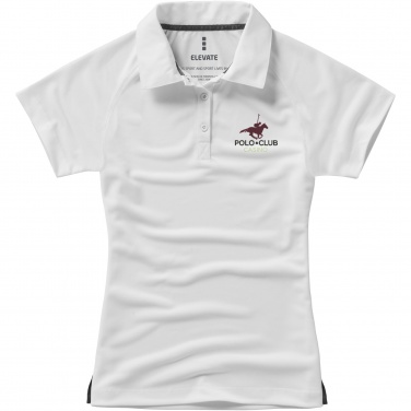 Logo trade promotional giveaway photo of: Ottawa short sleeve women's cool fit polo
