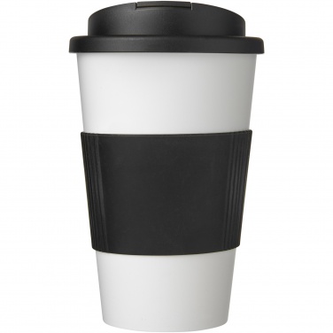 Logo trade promotional gift photo of: Americano® 350 ml tumbler with grip & spill-proof lid