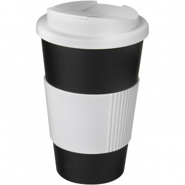 Logo trade promotional items picture of: Americano® 350 ml tumbler with grip & spill-proof lid