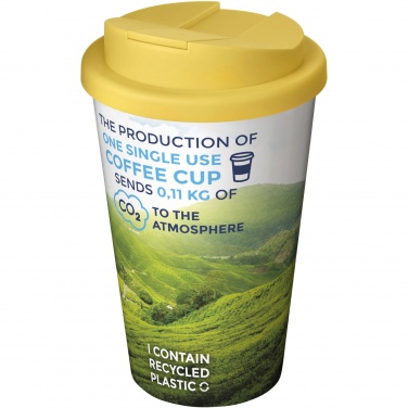 Logo trade promotional gifts image of: Brite-Americano® 350 ml tumbler with spill-proof lid
