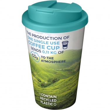 Logo trade promotional gifts picture of: Brite-Americano® 350 ml tumbler with spill-proof lid