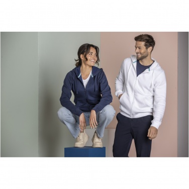 Logo trade promotional items image of: Ruby men’s organic recycled full zip hoodie