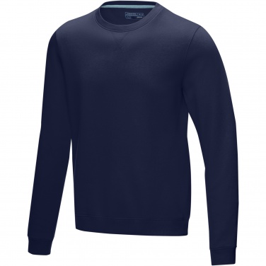 Logotrade promotional product picture of: Jasper men’s organic recycled crewneck sweater
