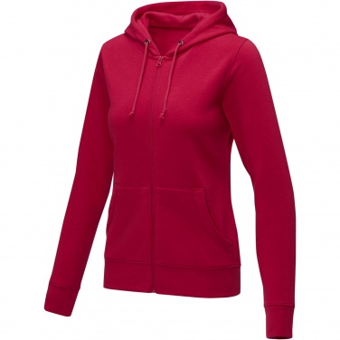 Logo trade promotional giveaway photo of: Theron women’s full zip hoodie