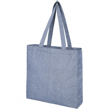Logo trade promotional gifts picture of: Pheebs 210 g/m² recycled gusset tote bag 13L
