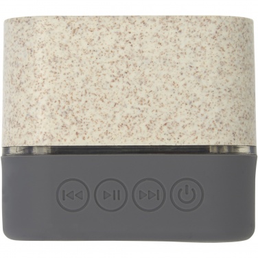 Logo trade advertising products image of: Aira wheat straw Bluetooth® speaker