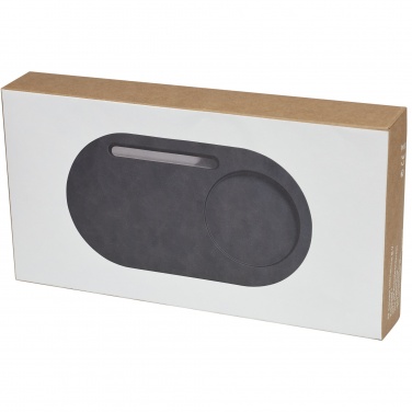 Logo trade promotional giveaway photo of: Klip 5W wireless charging desk organizer