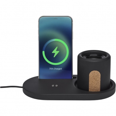 Logo trade promotional gift photo of: Klip 5W wireless charging desk organizer