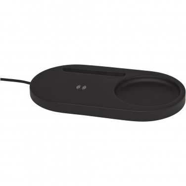 Logotrade promotional items photo of: Klip 5W wireless charging desk organizer