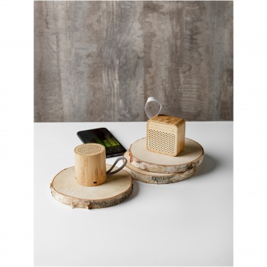 Logo trade business gift photo of: Arcana bamboo Bluetooth® speaker