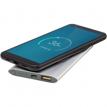 Logo trade promotional products picture of: Juice 4000mAh wireless power bank 