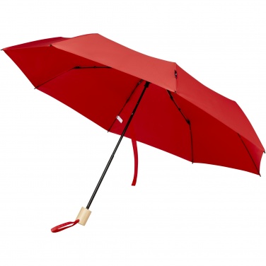 Logotrade promotional merchandise picture of: Birgit 21'' foldable windproof recycled PET umbrella