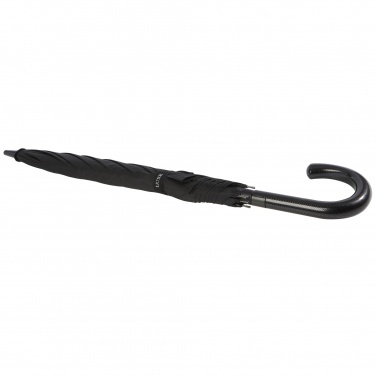 Logo trade advertising products image of: Fontana 23" auto open umbrella with carbon look and crooked handle