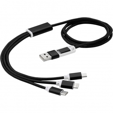 Logo trade business gifts image of: Versatile 5-in-1 charging cable