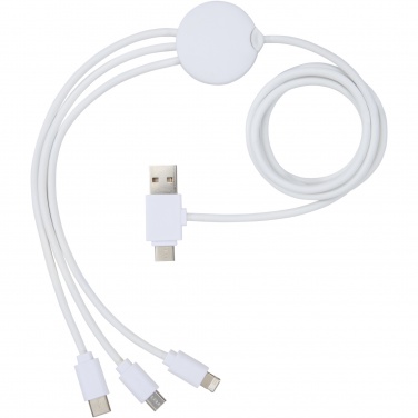 Logotrade promotional merchandise image of: Pure 5-in-1 charging cable with antibacterial additive