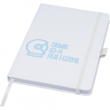 Logotrade promotional gift picture of: Honua A5 recycled paper notebook with recycled PET cover