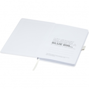 Logo trade promotional giveaways picture of: Honua A5 recycled paper notebook with recycled PET cover