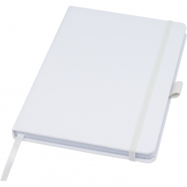 Logo trade advertising products image of: Honua A5 recycled paper notebook with recycled PET cover