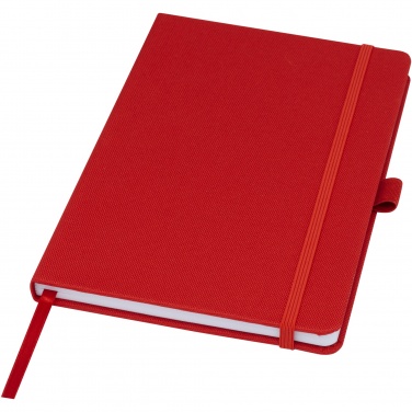 Logo trade promotional product photo of: Honua A5 recycled paper notebook with recycled PET cover