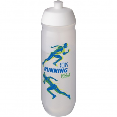 Logo trade promotional products image of: HydroFlex™ Clear 750 ml squeezy sport bottle