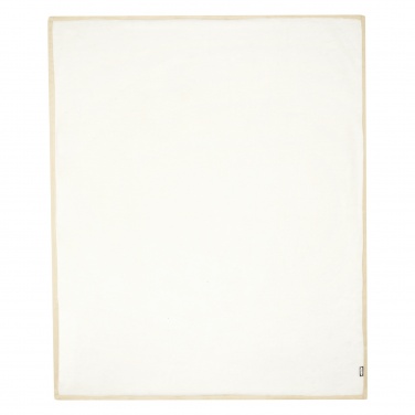 Logotrade promotional merchandise picture of: Marigold GRS certified RPET polar fleece and sherpa blanket