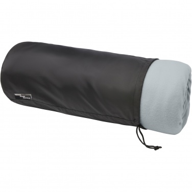 Logo trade promotional products image of: Marigold GRS certified RPET polar fleece and sherpa blanket