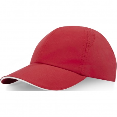 Logo trade promotional items picture of: Morion 6 panel GRS recycled cool fit sandwich cap