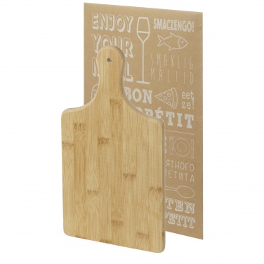 Logo trade promotional giveaway photo of: Quimet bamboo cutting board