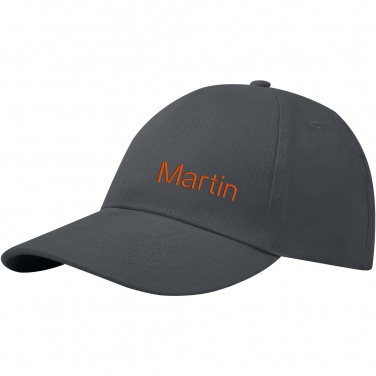 Logo trade promotional gift photo of: Trona 6 panel GRS recycled cap