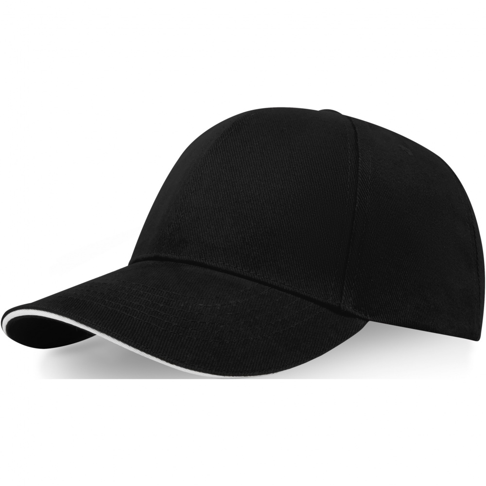 Logotrade advertising product picture of: Topaz 6 panel GRS recycled sandwich cap