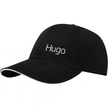 Logotrade corporate gift picture of: Topaz 6 panel GRS recycled sandwich cap
