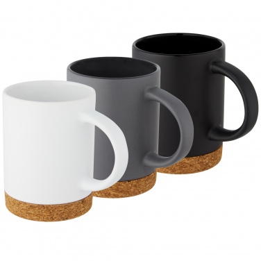 Logotrade promotional merchandise image of: Neiva 425 ml ceramic mug with cork base